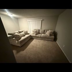 Couch and table set