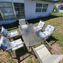 6 Seat Outdoor Table