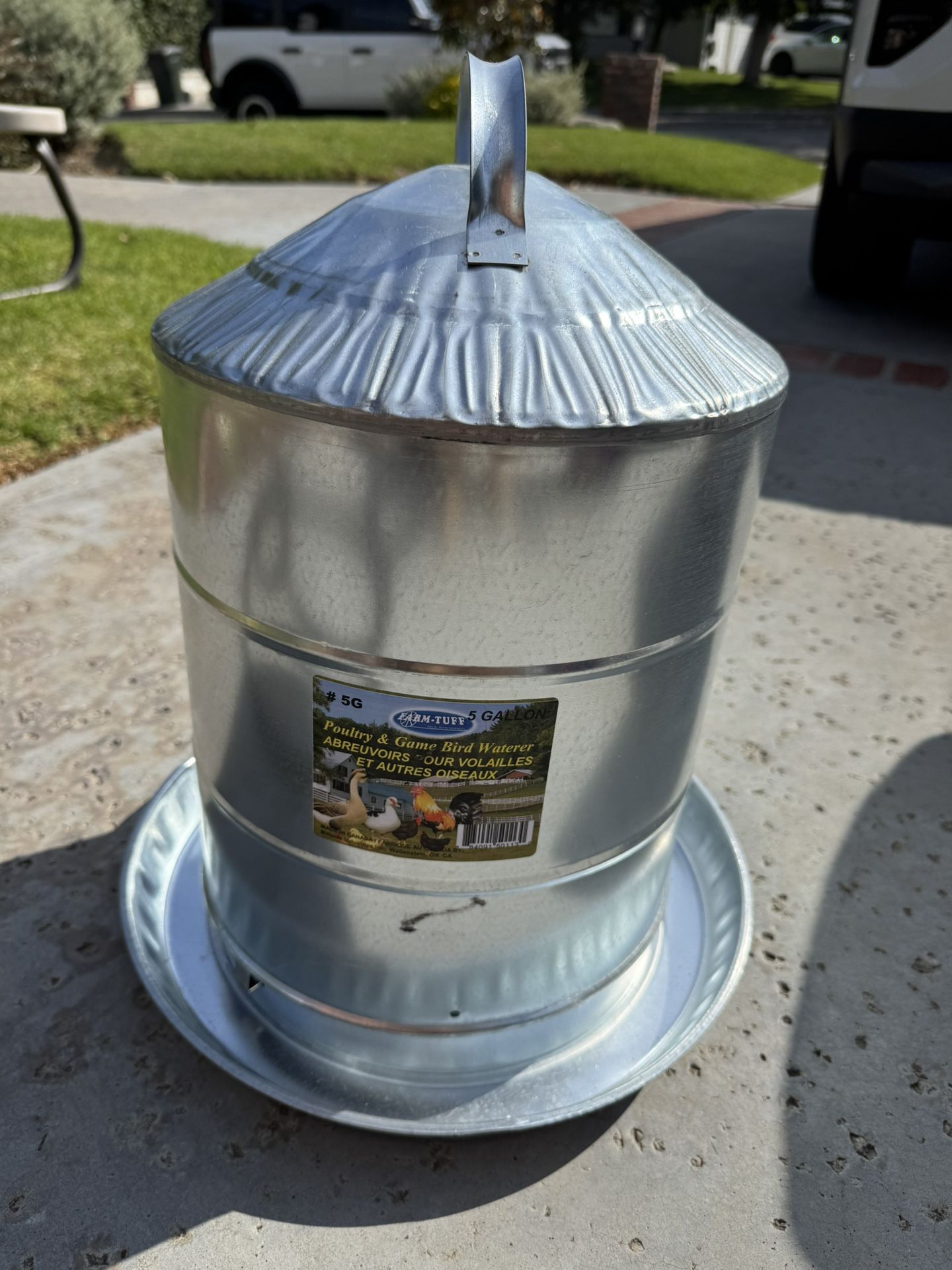 5 Gal Water Container For Chickens