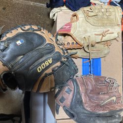$45 Each Left Hand Baseball Gloves 11-11.5 Inches 
