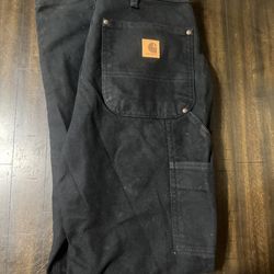 Carhartt black double knee