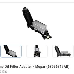Engine Oil Filter Adapter - 2008-2018 Jeep Wrangler