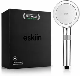 Filtered Shower Head - Best HandHeld Shower Head With Filters For Healthy Hair & Skin - High Pressure - Reduce Dandruff, Protect Colored Hair, And Soo
