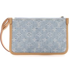 Limited Edition Louis Vuitton Denim Pouch/Wristlet