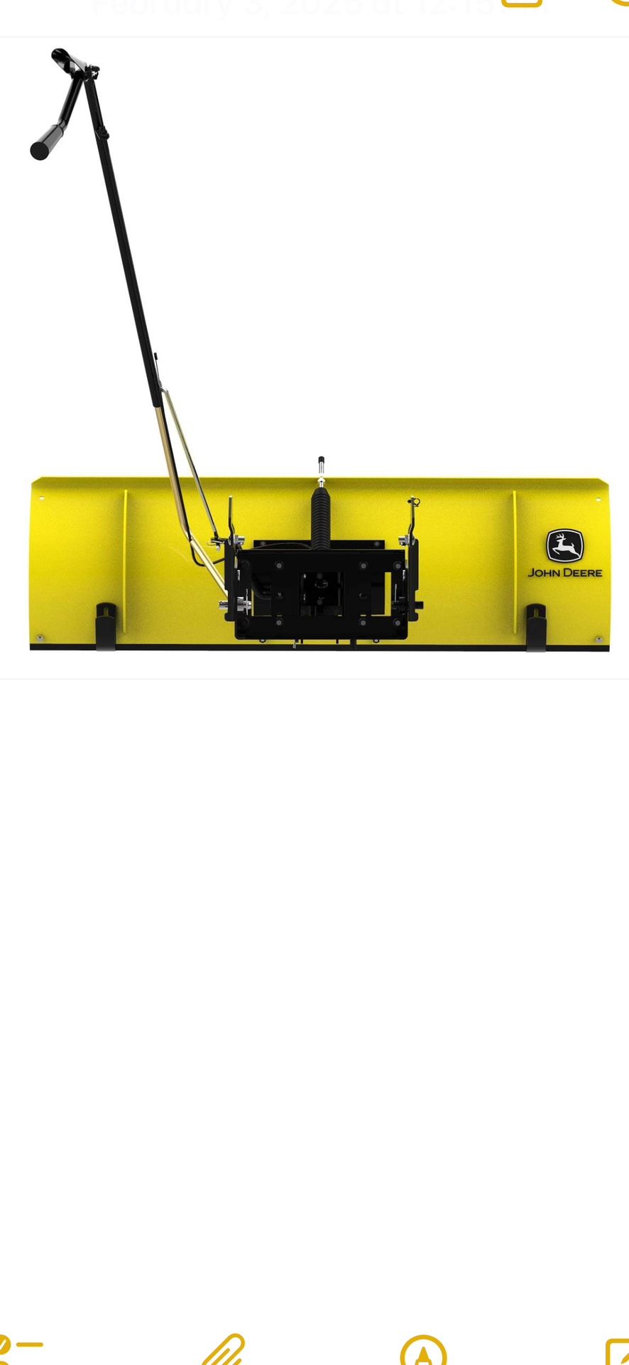 John Deere L Series Snow Plow