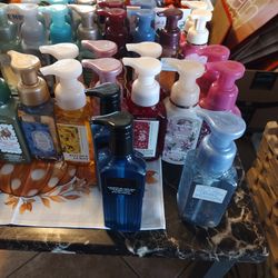New Bath And Body Works Foam Soaps 