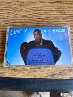 Too Short Life Is... Cassette Tape Too $hort 1988 Hip Hop Rap Play Tested VTG