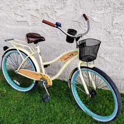 Women's Huffy Panama Jack 26" Beach Cruiser Bike Bicicleta Basket Bell 