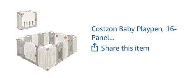 Baby Playpen 16-panel