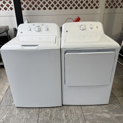 GE Washer And Electric Dryer Almost New One Receipt For 90 Days Warranty 