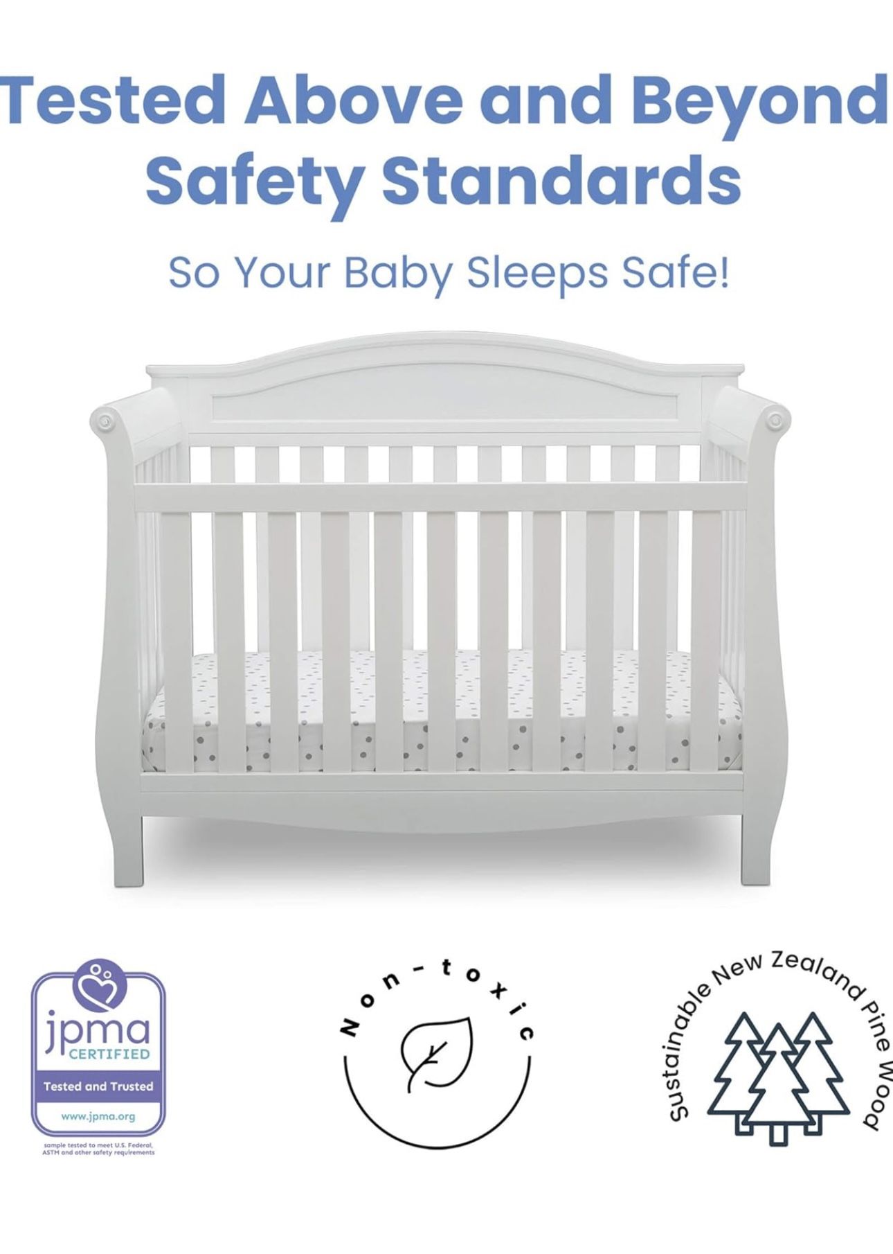 Delta Crib And Mattress