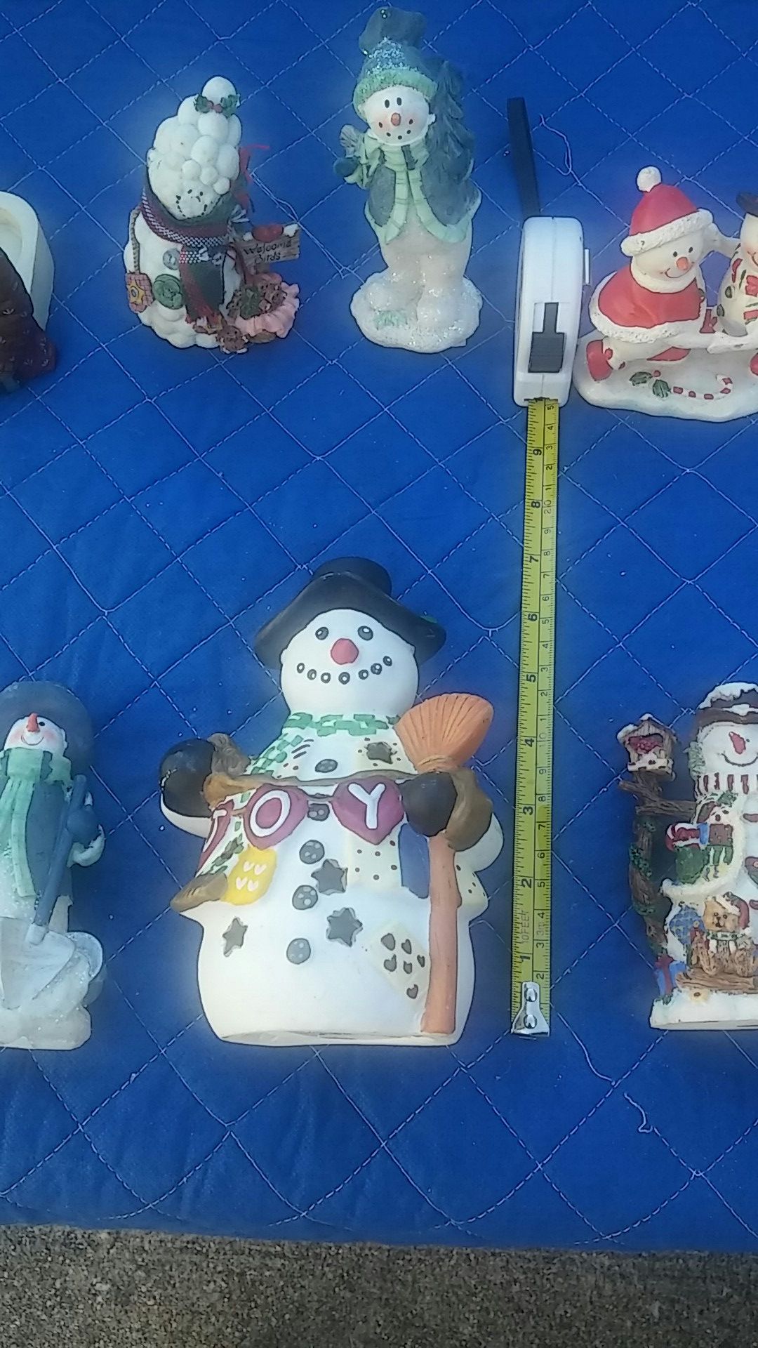 7 - Snowman figures great for Christmas