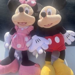 Minnie And Mickey Stuffed Animals 