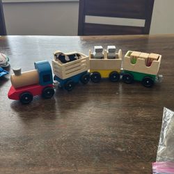Melissa & Doug Wooden Train Toy