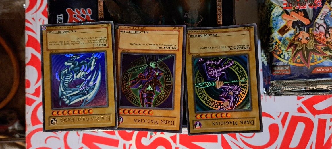 Yu gi oh Sealed Legacy Of Darkness 1st Edition 1996 Booster Packs 9  Unopened And Lot