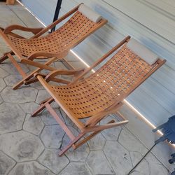 Folding Wood Chairs 