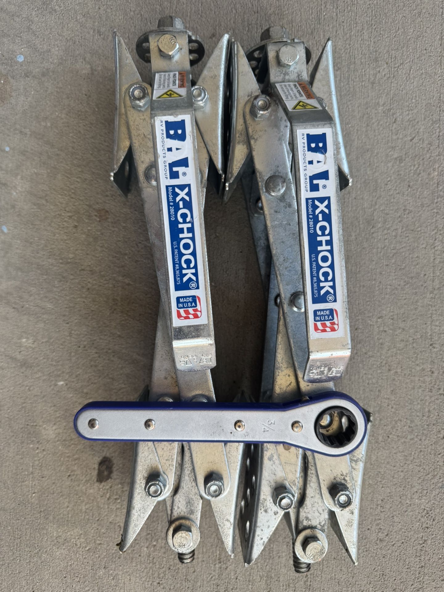 X-CHOCK  Rv Accessories.   