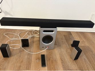 Vizio sound bar with remote