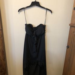 Black Strapless Dress