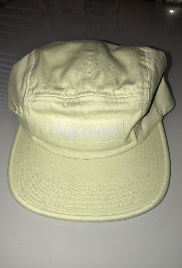 Supreme Hat Pale Lime Green New