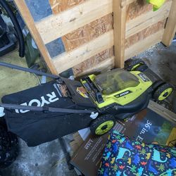 Ryobi Battery Power Lawn Mower