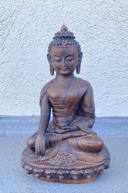 AVAILABLE 12&1/2” Clay Buddha Statue - Please read the details BEFORE you message me.