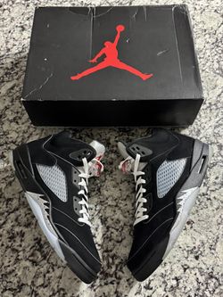 Jordan 5 Retro Black Metallic Size 13