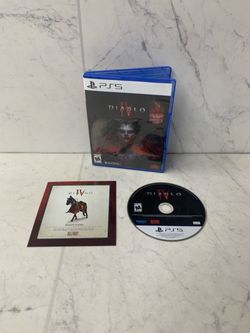 Sony Playstation 5 Diablo IV Game with Case And Manual (PO1016040)