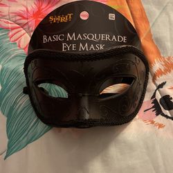 Halloween Black Mask 