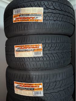 295/35/24 ARROYO ULTRA SPORT ALL SEASON 4 NEW TIRES INSTALLED ✅ INSTALADAS ✅