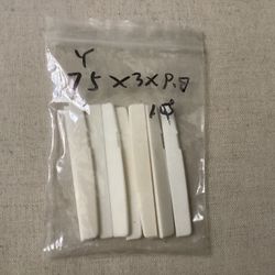 Uncut Bone Guitar Saddles 75 X 8 X 3mm ~~