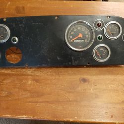 1970s International Semi Truck Dashboard