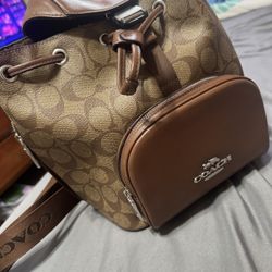 Authentic coach backpack