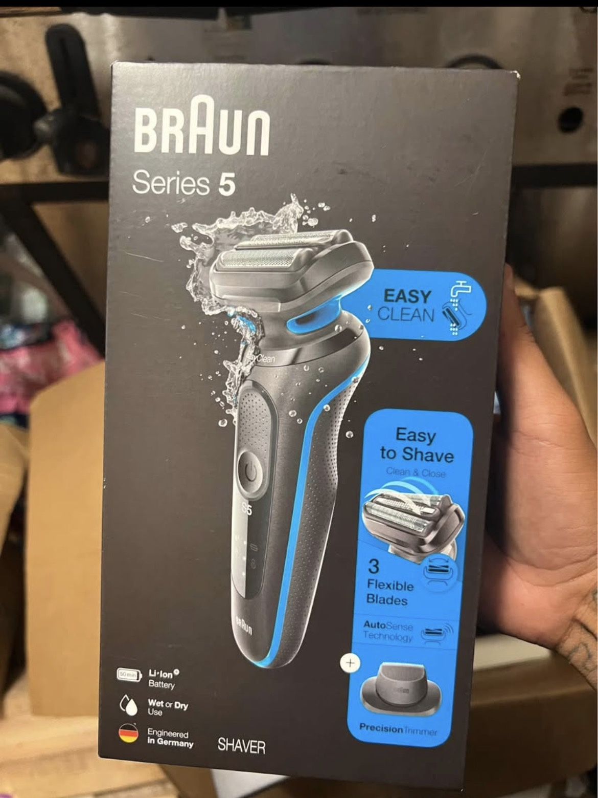 Braun Series 5 5118s Men’s Electric Razor & Trimmer Wet/Dry Rechargeable NEW