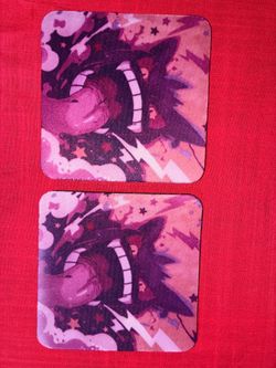 Matching Gengar coasters
