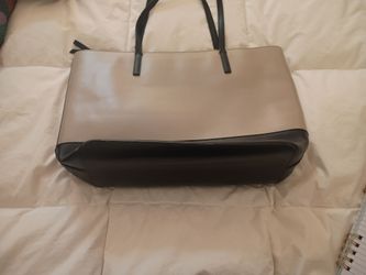 Kate spade-Two Tone Leather Tote Bag