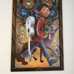 Disney Coco Frame 23 1/4” X 35 1/4” 