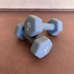 Pair Of 10 Pound Dumbbells Exercise 