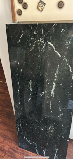 Black Marble Slab 4ft x 20in (Great for Backsplash, Shelving, Tables)