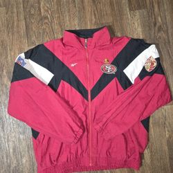 1996 San Francisco 49ers Vintage Windbreaker 50th Anniversary 