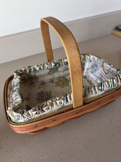 Longaberger Basket With Handle