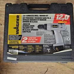 Brand New Wagner 3/8"  Cordless Drill Kit