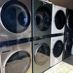 LG Tawer  Washer And Dryer Set Gas Is Open Box $1350.00