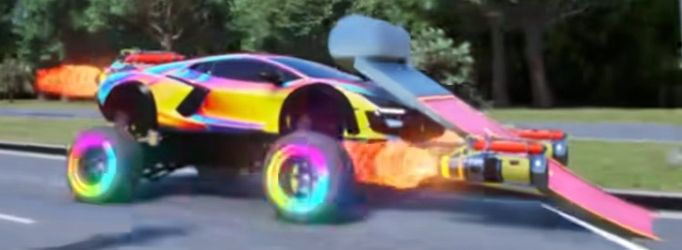 Super Mega Ramp Car