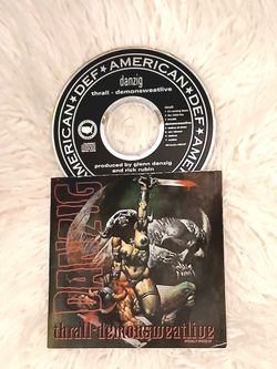DANZIG (1993) Thrall-DemonSweatLive AUDIO CD Killer Cover Art