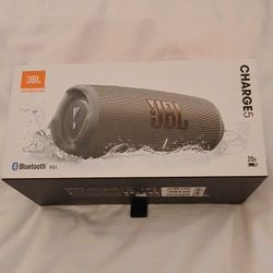 JBL Charge 5 Portable Bluetooth Waterproof Speaker (Gray)
