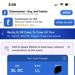 Becky G Tickets 2