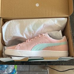 Pink Puma Suede Classic Xxl Jr Size 6C