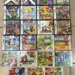Nintendo Ds 3Ds 2ds GBA Super Mario Games 