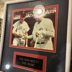 Ted Williams Autograph Picture